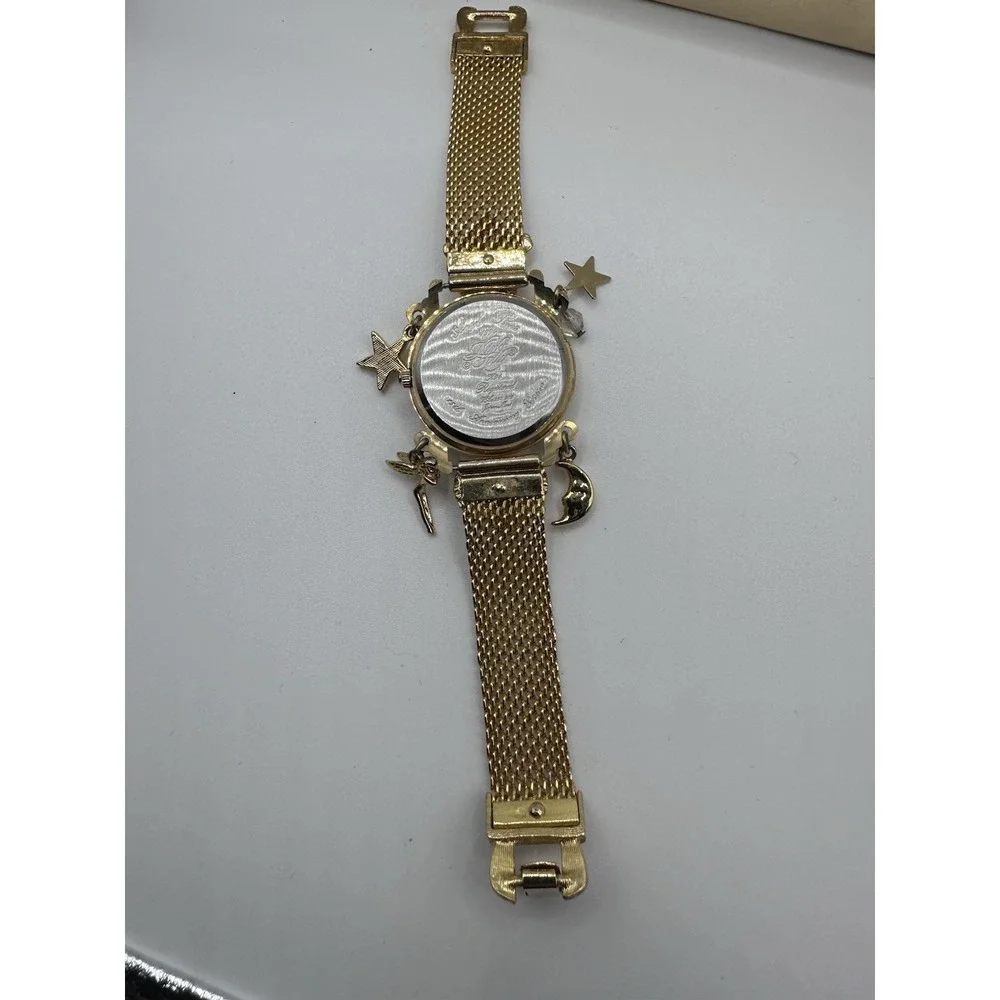Kirk’s Folly “Angel Time” Celestial Fairy Wristwatch Gold Tone 1994 Anniversary